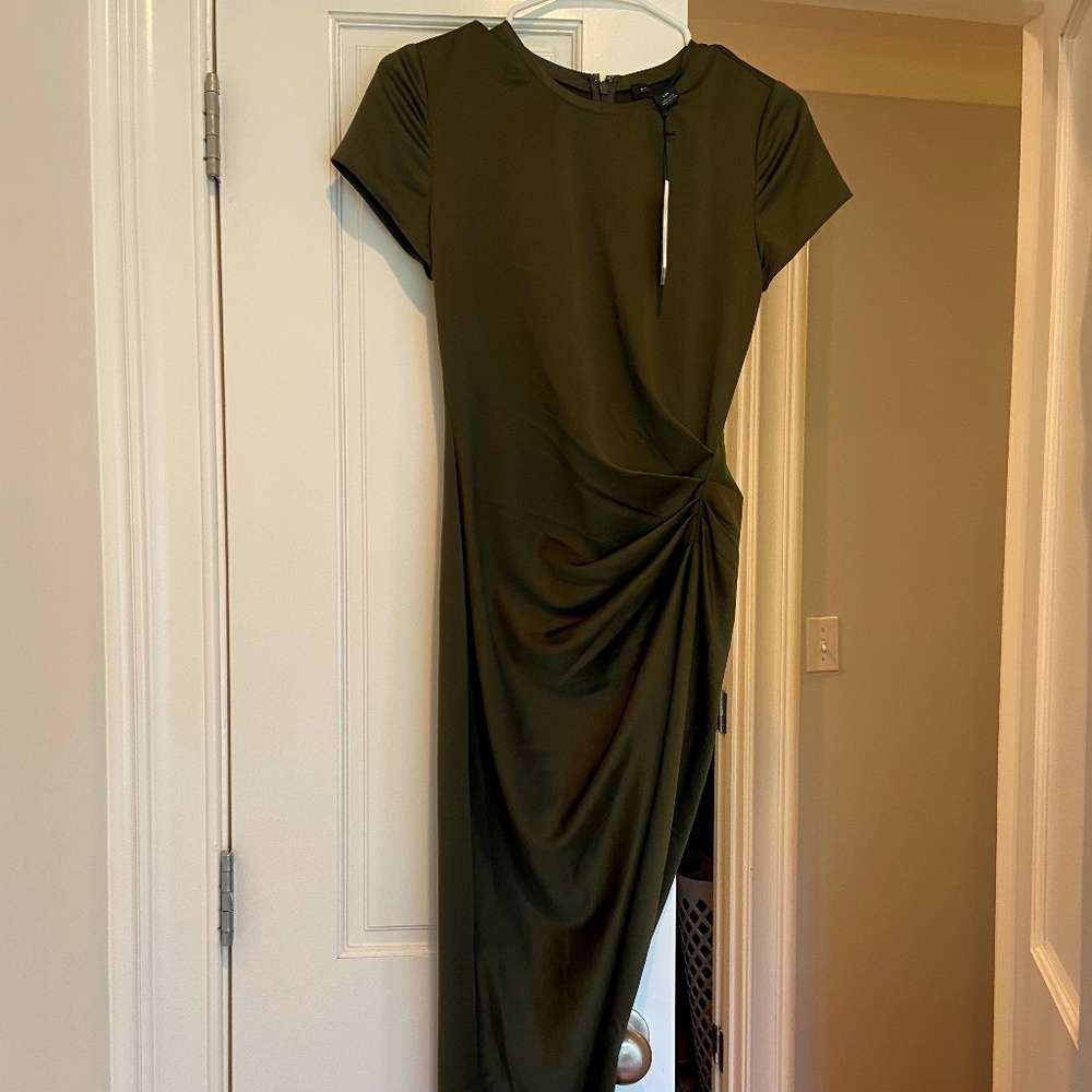 Something Navy Midi Dress